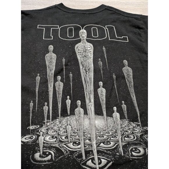 Tool Tour Shirt Mens Small 2024 Concert Skull Skeleton Fear Inocolum Black - Picture 6 of 9